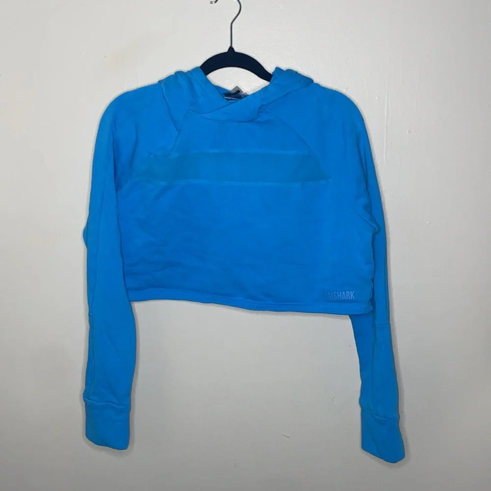 🎱Cropped royal blue Gymshark hoodie! - Picture 1 of 8